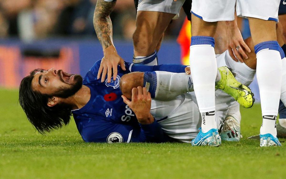 EVERTON - TOTTENHAM 1-1 // FOTO Cumplita suferință a lui André Gomes povestită de un coleg: „Avea ochii ieșiți din orbite. Plângea, striga, urla”. Va fi operat azi!