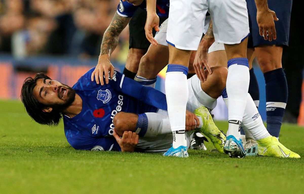 EVERTON - TOTTENHAM 1-1 // FOTO Cumplita suferință a lui André Gomes povestită de un coleg: „Avea ochii ieșiți din orbite. Plângea, striga, urla”. Va fi operat azi!