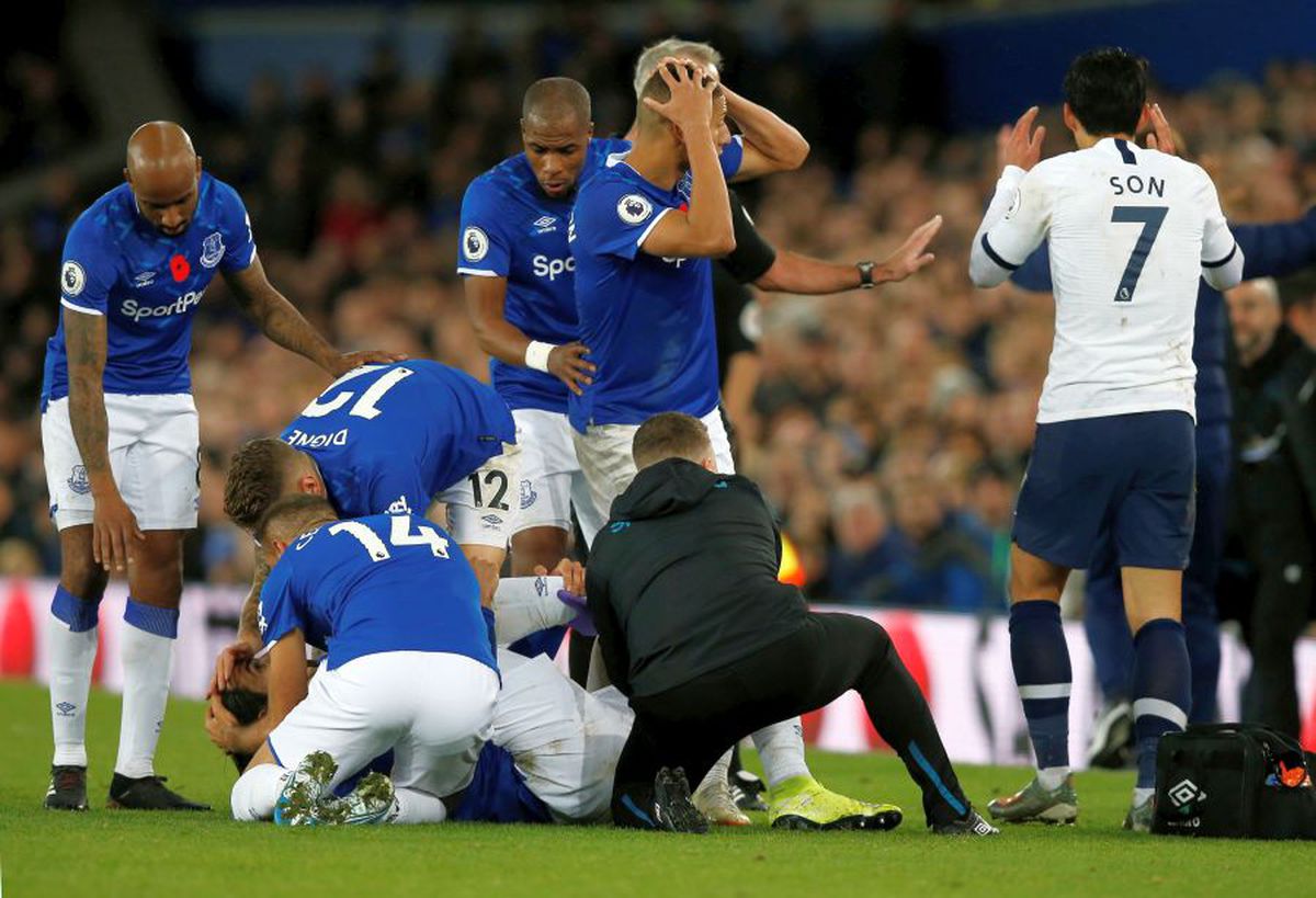 EVERTON - TOTTENHAM 1-1 // FOTO Cumplita suferință a lui André Gomes povestită de un coleg: „Avea ochii ieșiți din orbite. Plângea, striga, urla”. Va fi operat azi!