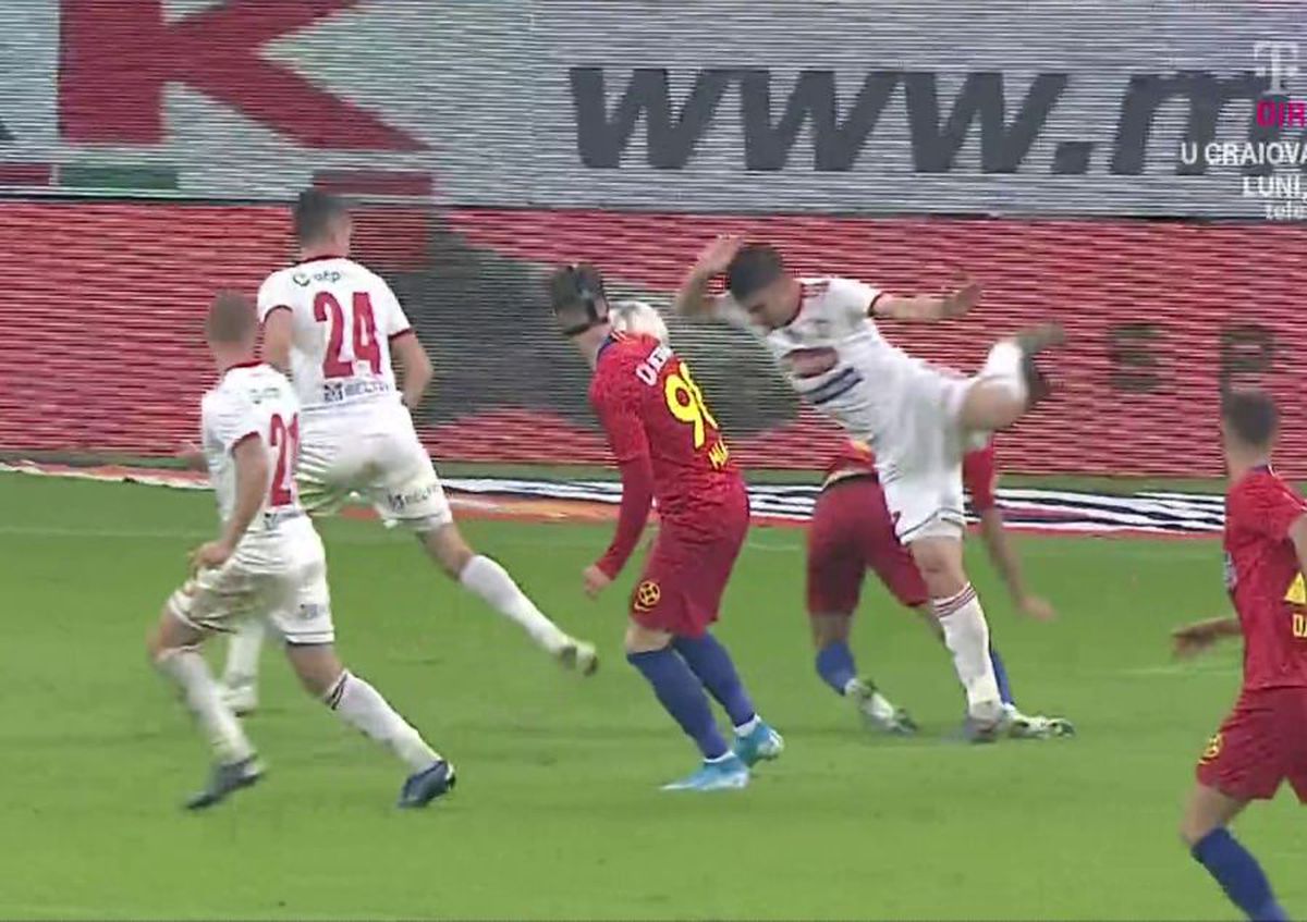 FCSB - SEPSI // VIDEO + FOTO Horațiu Feșnic i-a readus în joc pe roș-albaștri cu un penalty controversat. Reacție vehementă în direct: „Nici vorbă! Fault în atac!”
