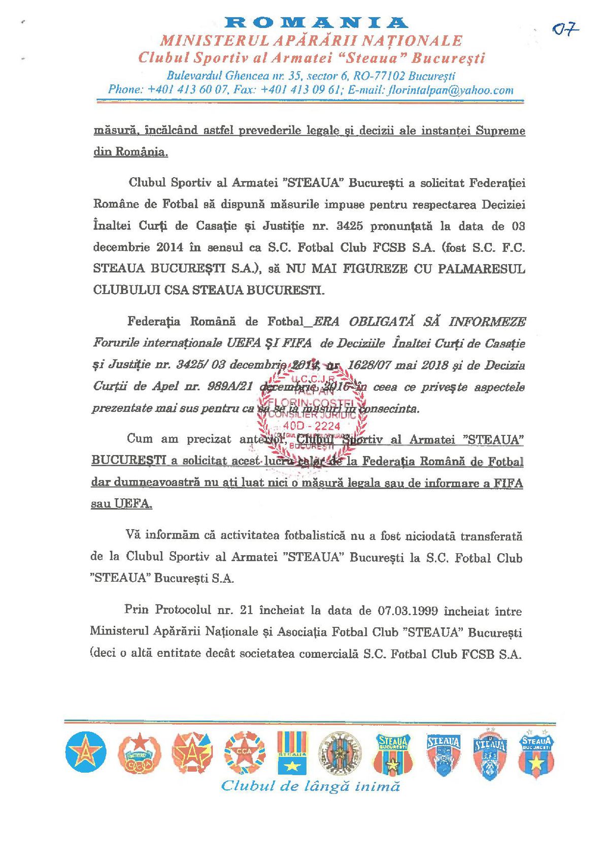 Talpan continuă războiul cu FCSB