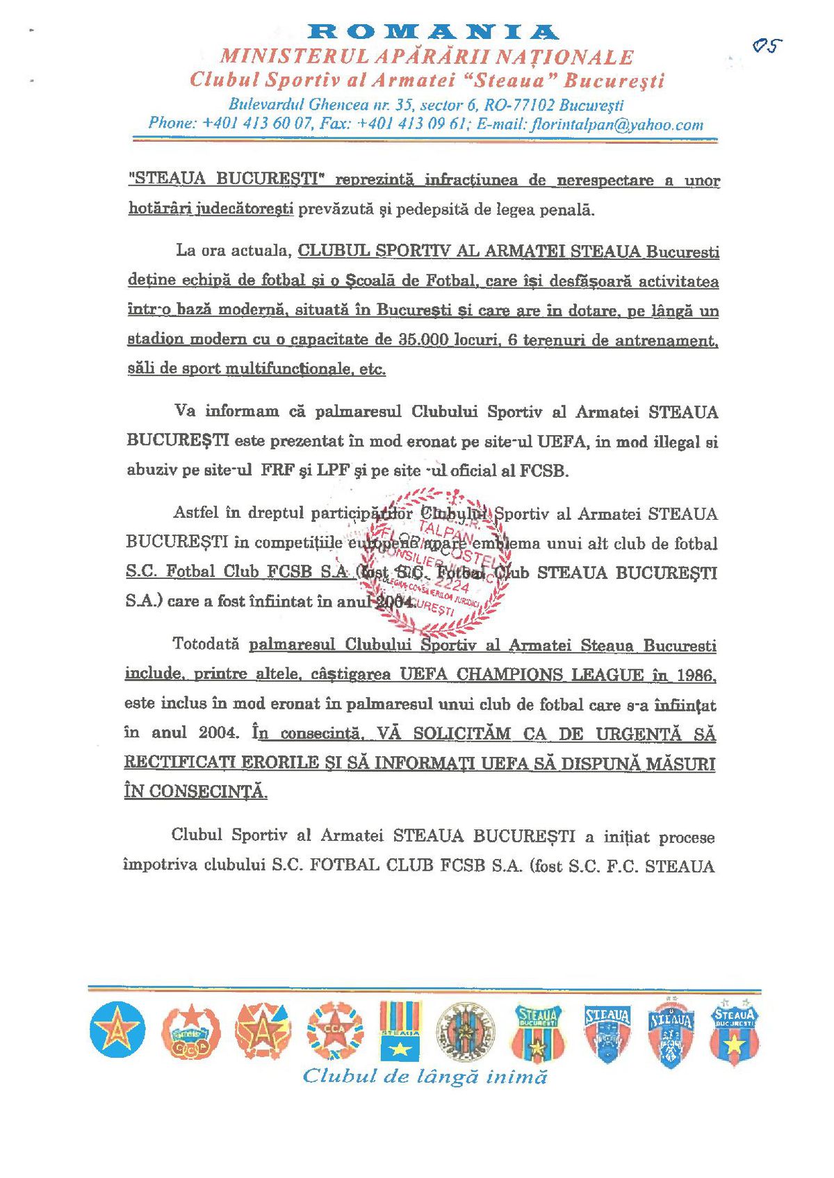 Talpan continuă războiul cu FCSB