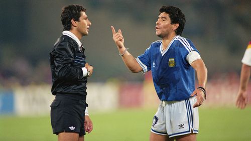 Edgardo Codesal și Diego Maradona