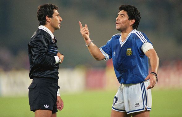 Arbitrul finalei din Italia '90: „Ca persoană, Maradona nu contează pentru mine”