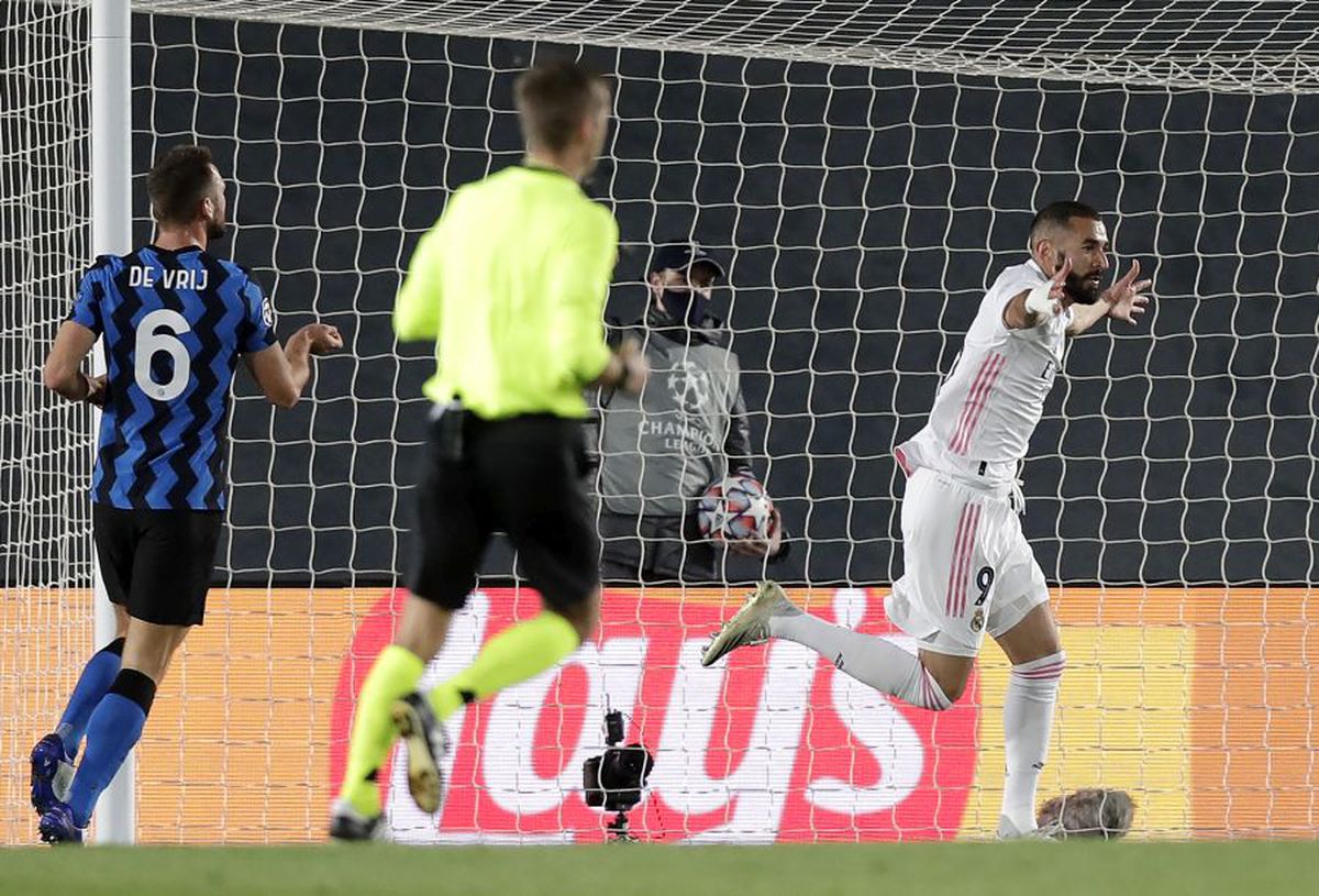 Real Madrid - Inter Milano 3-2. Eroare imensă la golul lui Benzema. Fostul jucător al lui Zidane a comis-o