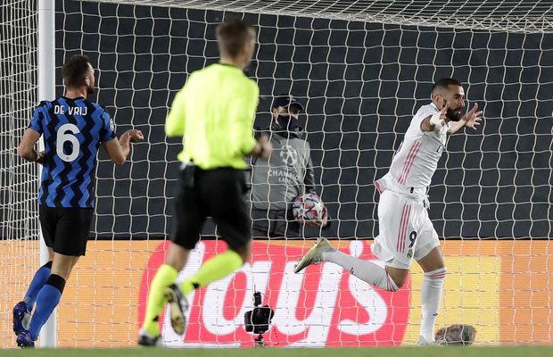 Real Madrid - Inter Milano 3-2. Eroare imensă la golul lui Benzema. Fostul jucător al lui Zidane a comis-o