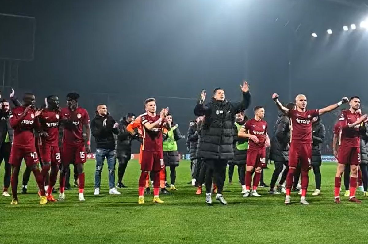 CFR Cluj a sărbătorit cu galeria calificarea în primăvara europeană! Cine a fost sufletul petrecerii și ce ritmuri au răsunat la vestiare