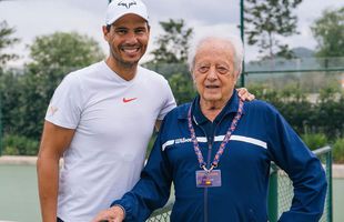 Rafael Nadal și o întâlnire emoționantă » Mesajul campionului l-a ajutat pe jucătorul nonagenar când a avut probleme grave de sănătate