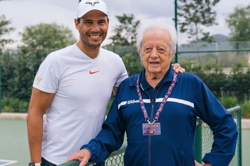 Rafael Nadal și nonagenarul Enrique Ayala Foto Instagram Rafa Nadal Academy