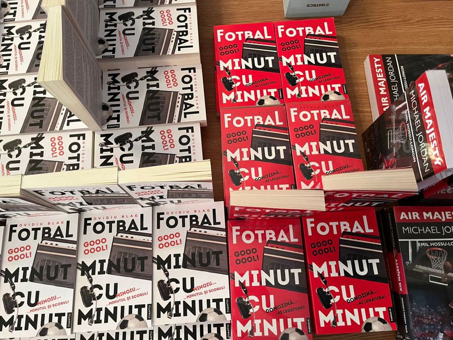 S-a lansat al doilea volum al cărții „Fotbal minut cu minut”!