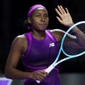 Coco Gauff la finalul partidei cu Jessica Pegula FOTO Imago Images