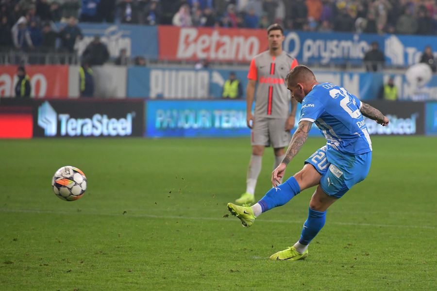 Alex Cicâldău, în Universitatea Craiova - FCSB// foto: Cristi Preda (GSP) Titularul Craiovei, OUT » Unul dintre preferații lui Mirel Rădoi lipsește două luni