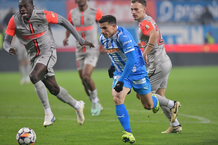 Luis Paradela, la Universitatea Craiova - FCSB// foto: Cristi Preda (GSP)