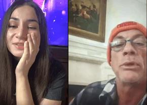 Van Damme a apărut pe live-ul luptătoarei române din UFC » Nimeni nu a înțeles nimic: „Chiar e el?”