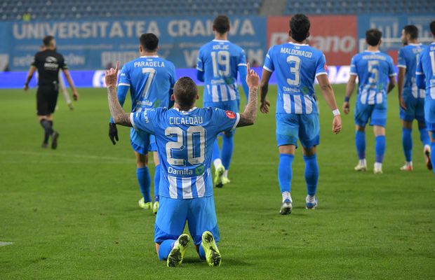 Revenire importantă la Universitatea Craiova înainte de meciul cu UTA » Costel Gâlcă: „A intrat la antrenamente cu noi”