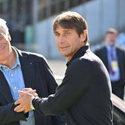 Antonio Conte, mai tânăr cu 11 ani decât Gian Piero Gasperini, nu-și poate privi în ochi învingătorul / Foto: Imago