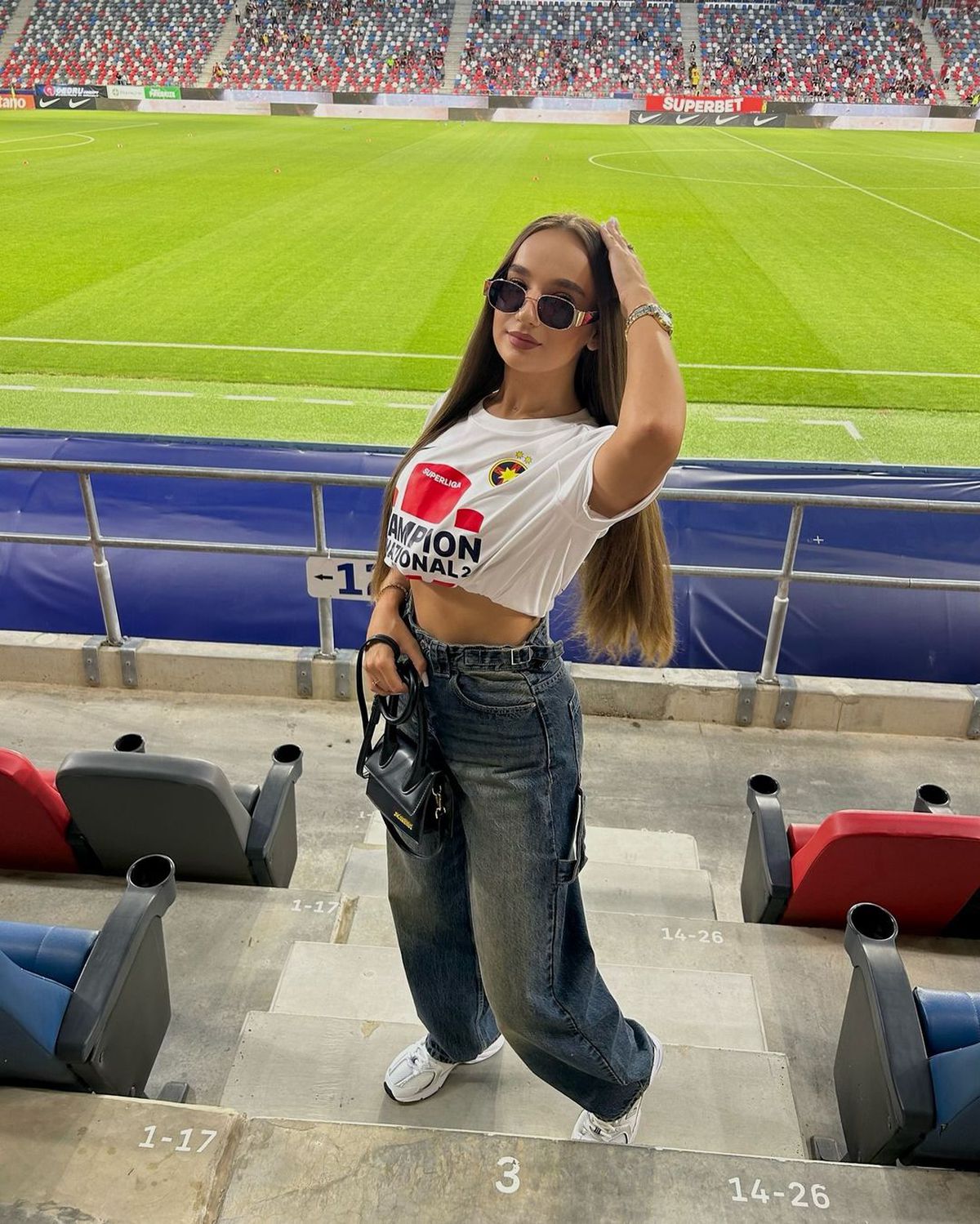 Alexandra Ușurelu - suporter FCSB