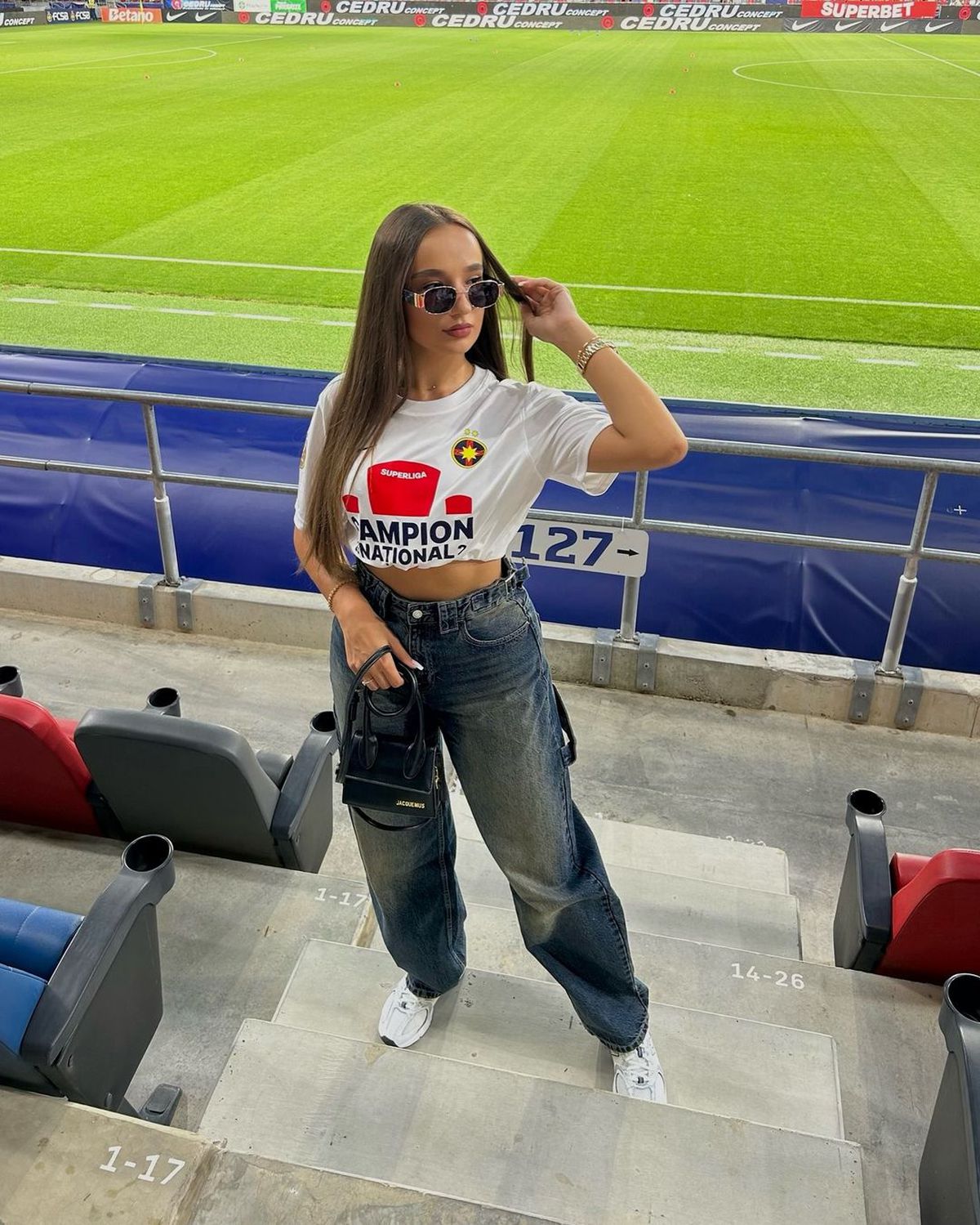 Alexandra Ușurelu - suporter FCSB