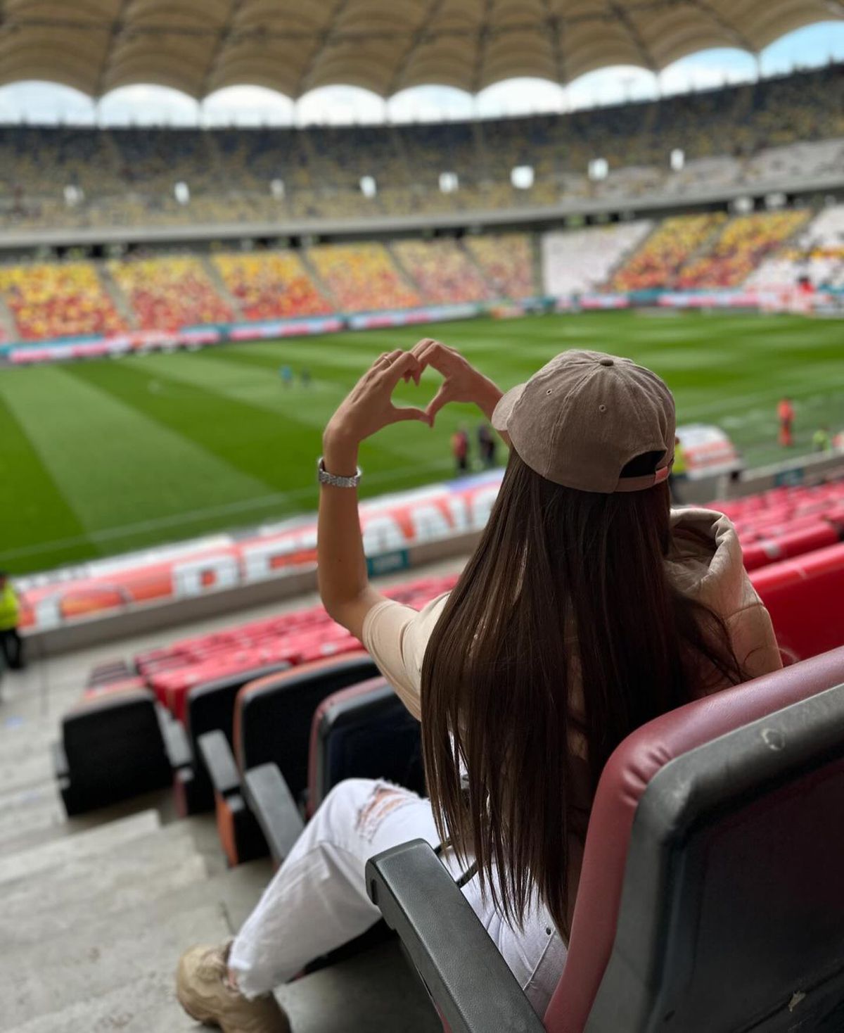 Alexandra Ușurelu - suporter FCSB