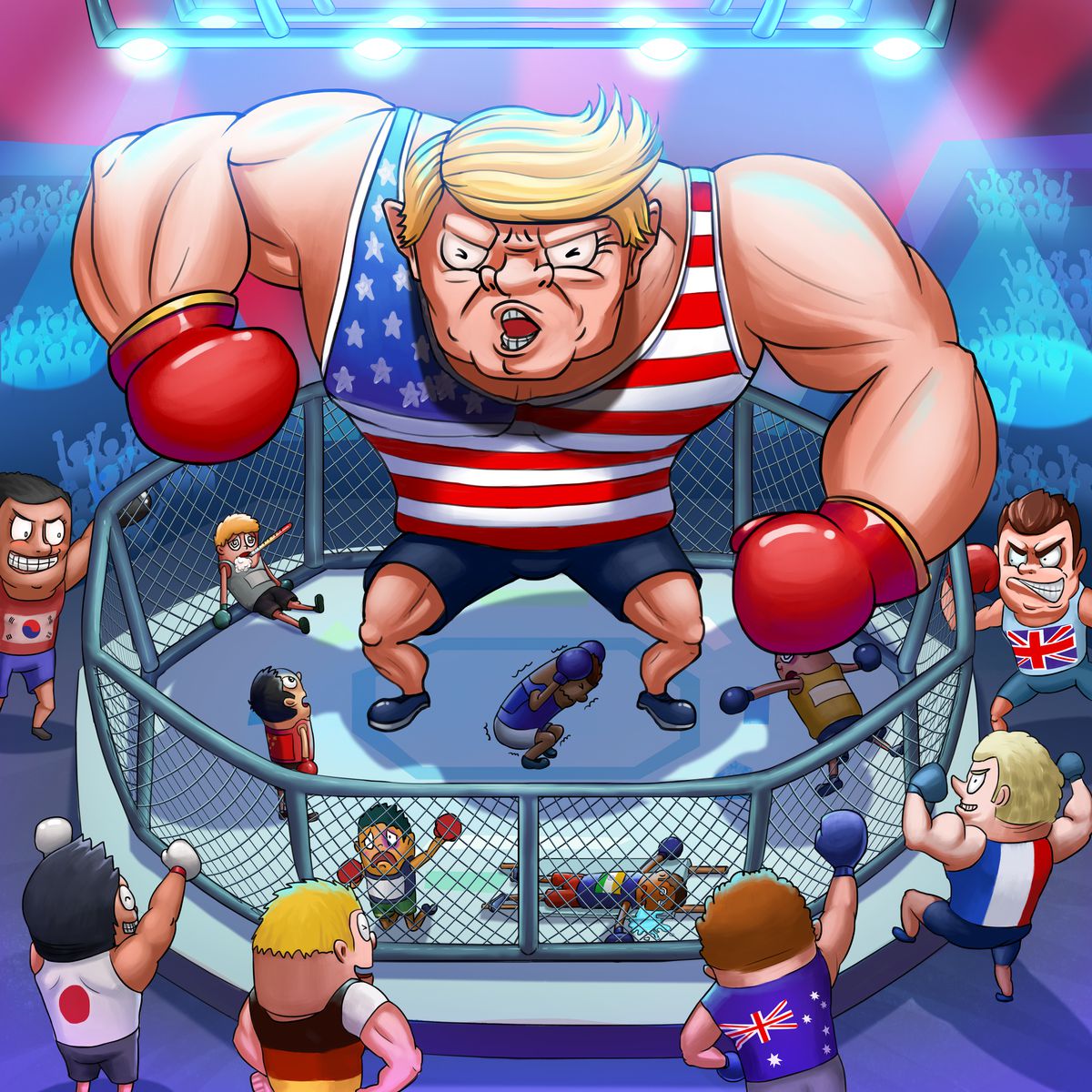 Una dintre cele mai importante competiții din lume face propagandă pe față pentru Donald Trump » Sportivul care îl leagă de Vladimir Putin