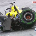 Alexander Albon și-a făcut praf monopostul pe Interlagos // foto: captură Antena 3 CNN