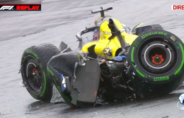 Rezultate-șoc și CINCI accidente în calificările din Brazilia: Verstappen, Hamilton și Sainz nu au prins TOP 10!