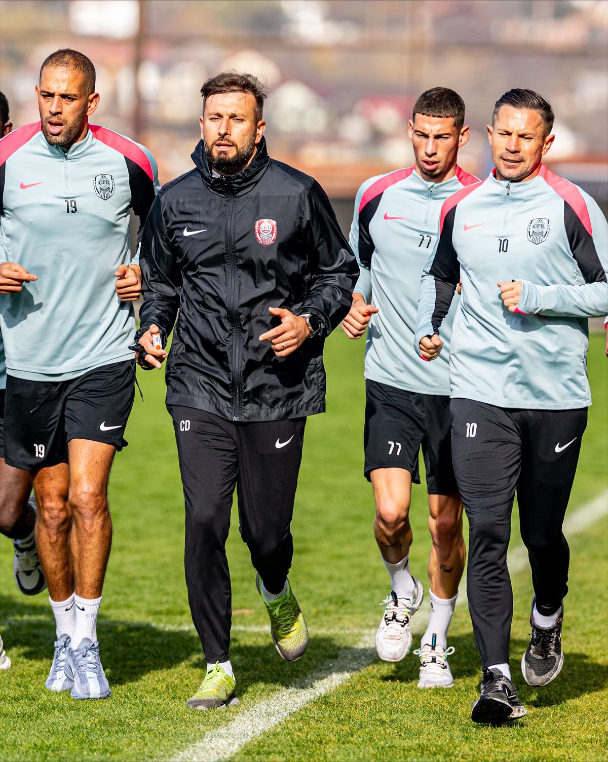 Daniel Pancu, primul antrenament oficial la CFR Cluj » Imagini din Gruia