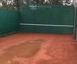 Peretele unde tinerii jucători exersau singuri la Old Boys Tennis Club / Sursă foto: Instagram@sebastiantorok