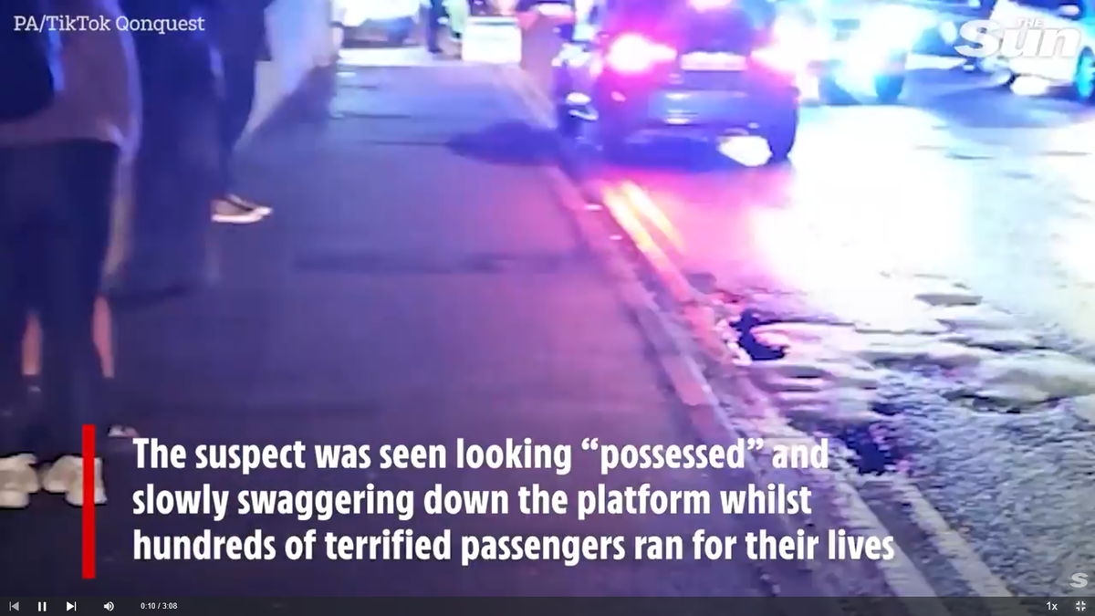 Atac în masă cu cuțitul în tren » Un fotbalist s-a aflat printre victime