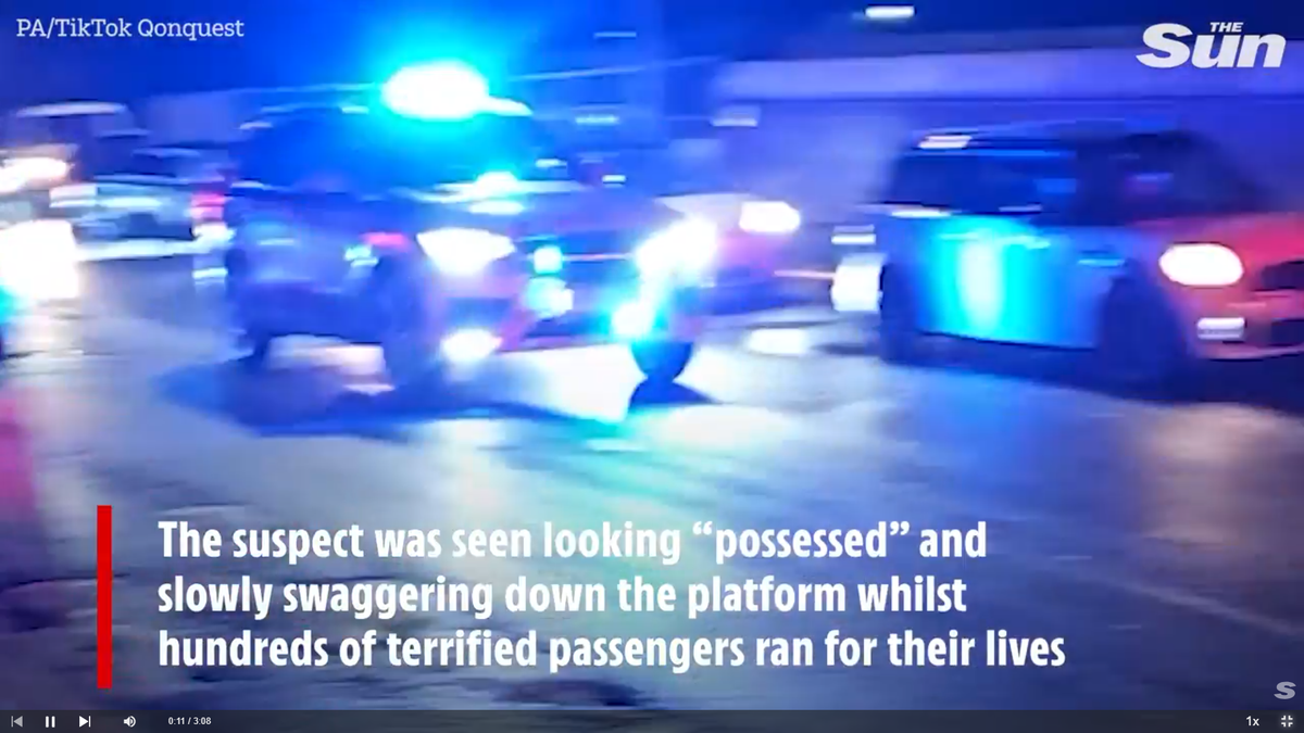 Atac în masă cu cuțitul în tren » Un fotbalist s-a aflat printre victime