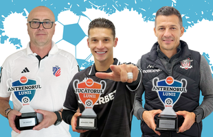 Premieră istorică după 4 ani în proiectul GSP! Egalitate perfectă pentru Antrenorul lunii între Gâlcă și Grozavu + Alex Dobre, Jucătorul lunii octombrie