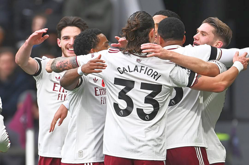 Arsenal, liderul din Premier League. Foto: Imago