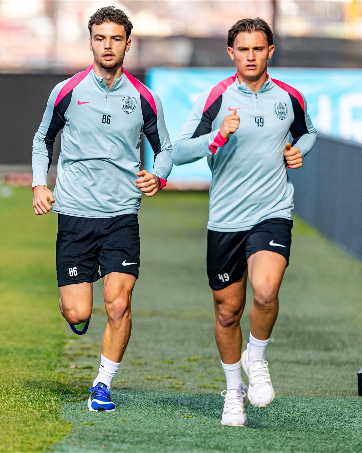 Daniel Pancu, primul antrenament oficial la CFR Cluj » Imagini din Gruia