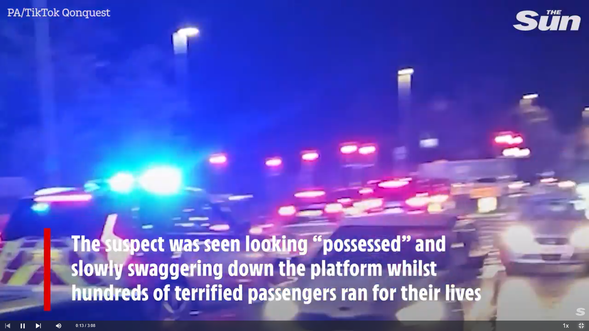 Atac în masă cu cuțitul în tren » Un fotbalist s-a aflat printre victime