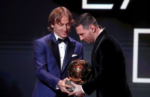 BALONUL DE AUR 2019 // Luka Modric i-a oferit trofeul lui Leo Messi și l-a „înțepat” pe Cristiano Ronaldo: „E o sărbătoare a fotbalului, trebuie să fii aici”