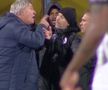 FOTO Două momente tensionate în Gaz Metan - Voluntari! Medieșenii au cerut penalty + Bergodi s-a certat cu omologii de banca adversă