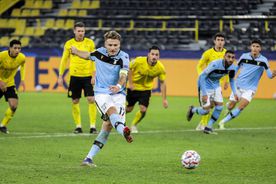FOTO + VIDEO Borussia Dortmund, calificată în „optimile” Ligii Campionilor după un meci cu scandal » Penalty controversat primit de Lazio: „De tot râsul”