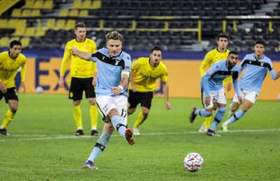 FOTO + VIDEO Borussia Dortmund, calificată în „optimile” Ligii Campionilor după un meci cu scandal » Penalty controversat primit de Lazio: „De tot râsul”