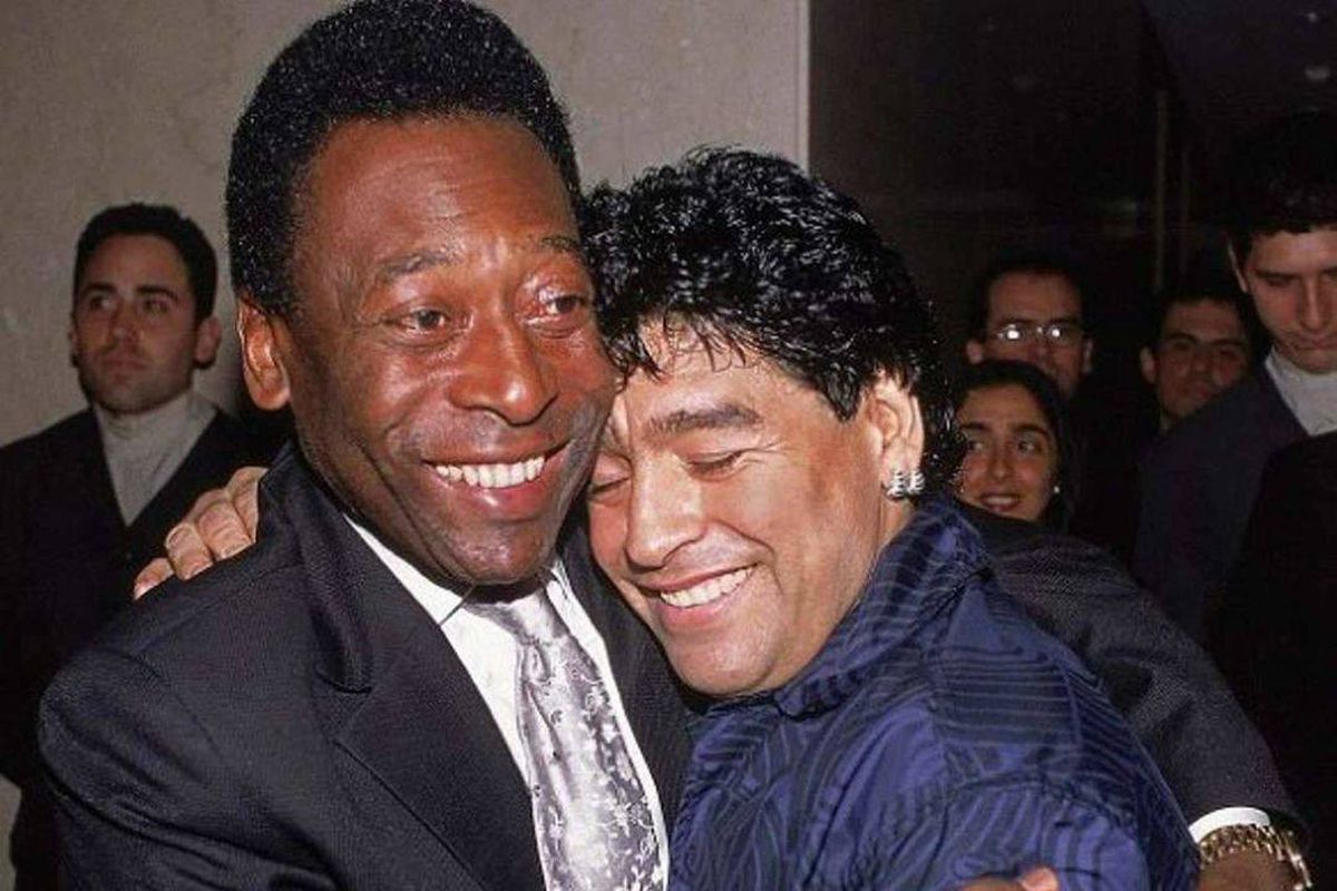 Diego Maradona și Pele