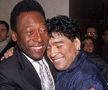Pele și Diego Maradona