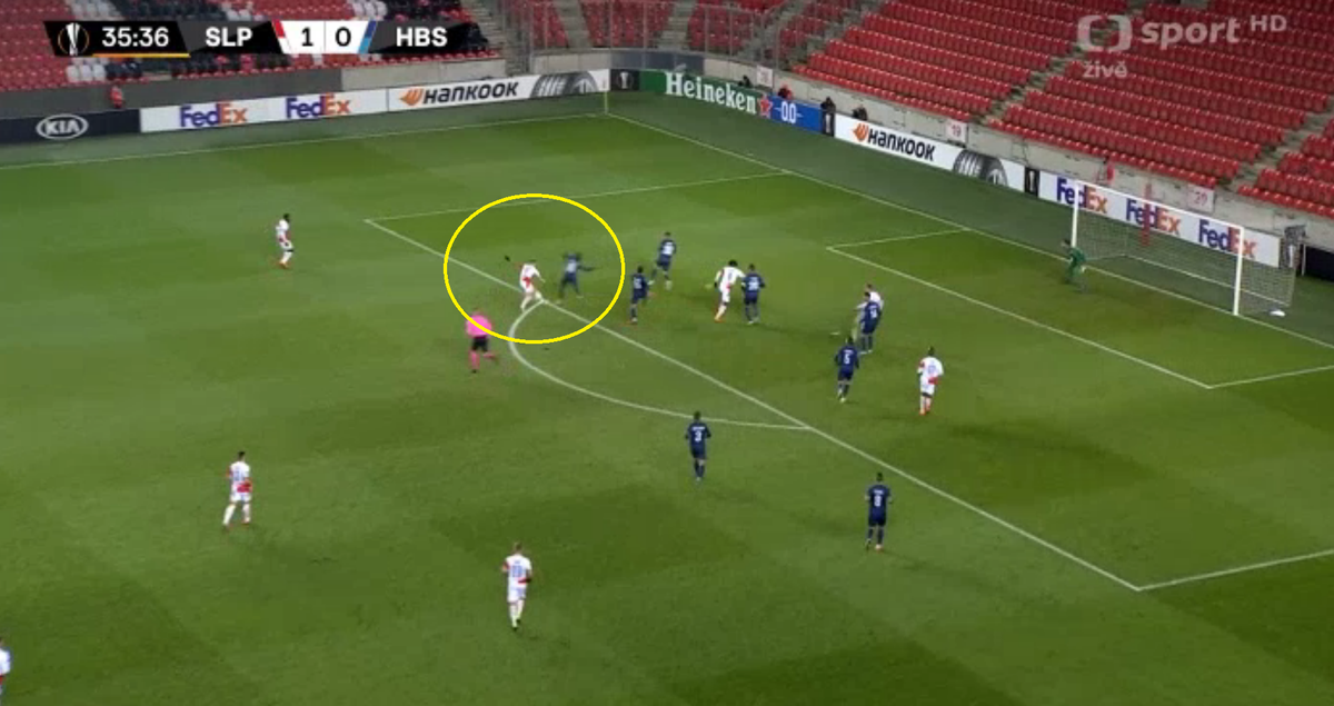 FOTO Gol Nicolae Stanciu // Slavia Praga - Hapoel Be'er Sheva // 03.12.2020