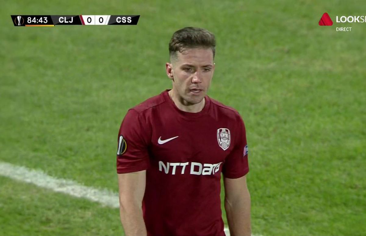 Chipciu, eliminat în CFR - ȚSKA / FOTO: Captură @TV Look