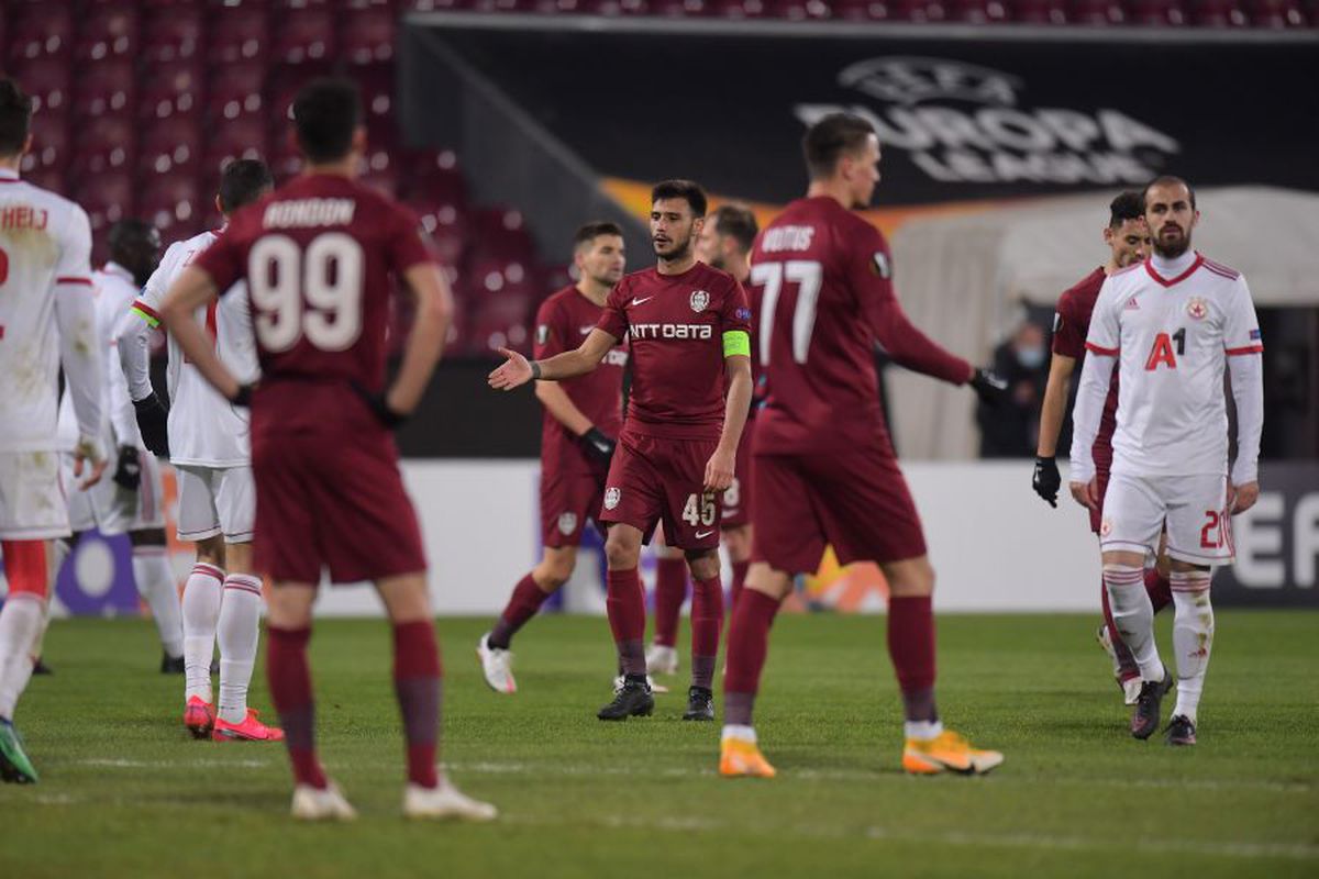 CFR Cluj - Sofia 0-0. Marius Bilașco, mulțumit cu remiza: „Asta era important”