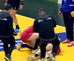 Accidentare Oana Borș. Captură Telekom Sport