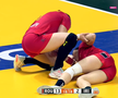 Accidentare Oana Borș. Captură Telekom Sport