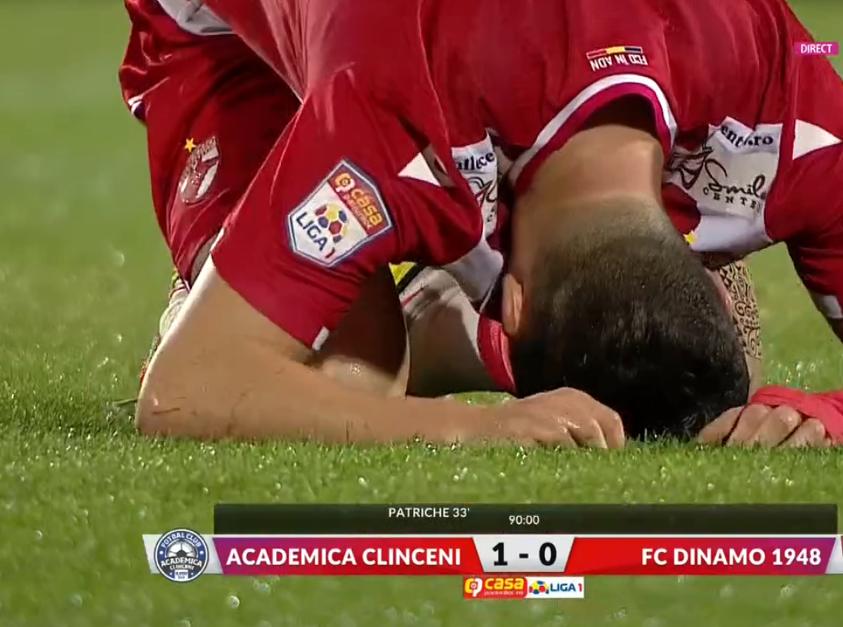 În genunchi! „Câinii”, dărâmați după eșecul cu Academica Clinceni: „E rușinos”