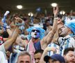 Lecție de pasiune pentru fotbal! Argentina, spectacol în tribune la CM 2022!
