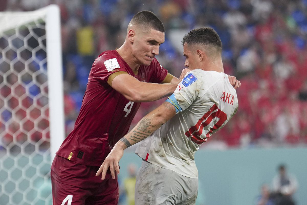 Sfidare pe teren la adresa sârbilor » Gestul provocator al căpitanului Elveției a inflamat spiritele, după meci, iar FIFA ar putea deschide o anchetă