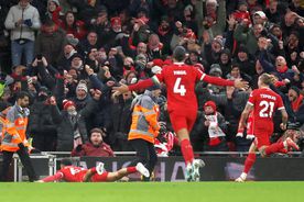 „Thiller” cu 7 goluri, 4 absolut fabuloase! Condusă pe Anfield, Liverpool a întors spectaculos în numai două minute
