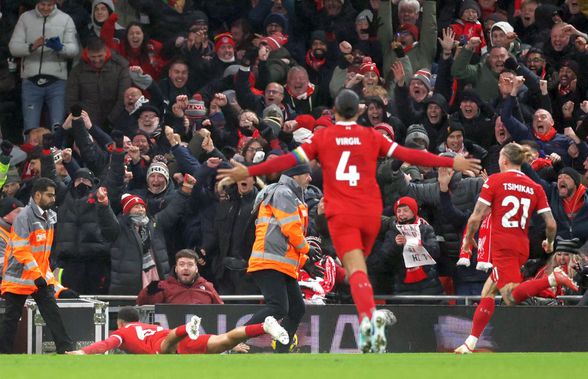 „Thiller” cu 7 goluri, 4 absolut fabuloase! Condusă pe Anfield, Liverpool a întors spectaculos în numai două minute